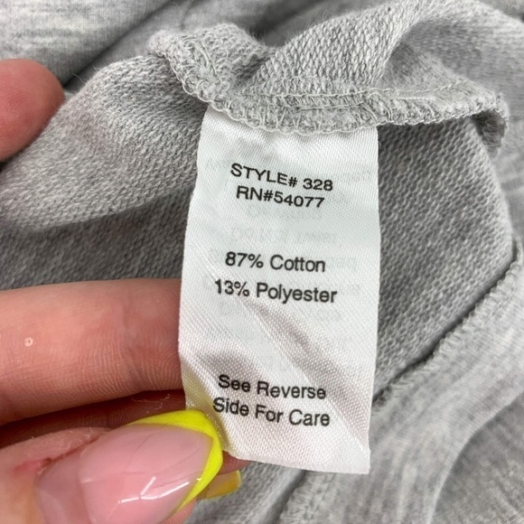 🎉CAbi Heather Gray Jersey Knit Button Up Jacket - Picture 5 of 6